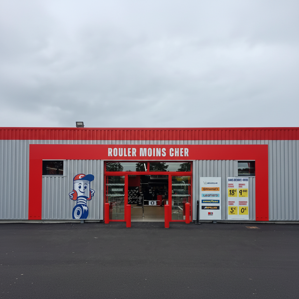 Façade Rouler Moins Cher sans éléments de sécurité